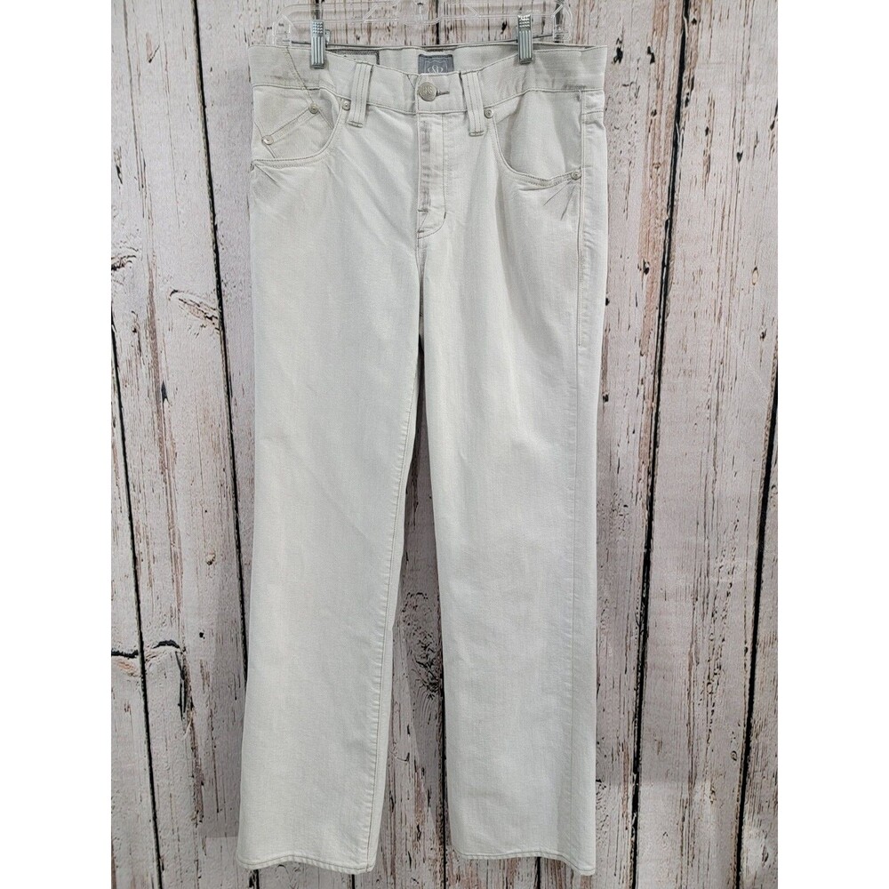 ALK Men's Size 34x32 Rock & Republic Gray Straight Leg Denim‎ Blue Jeans Pants